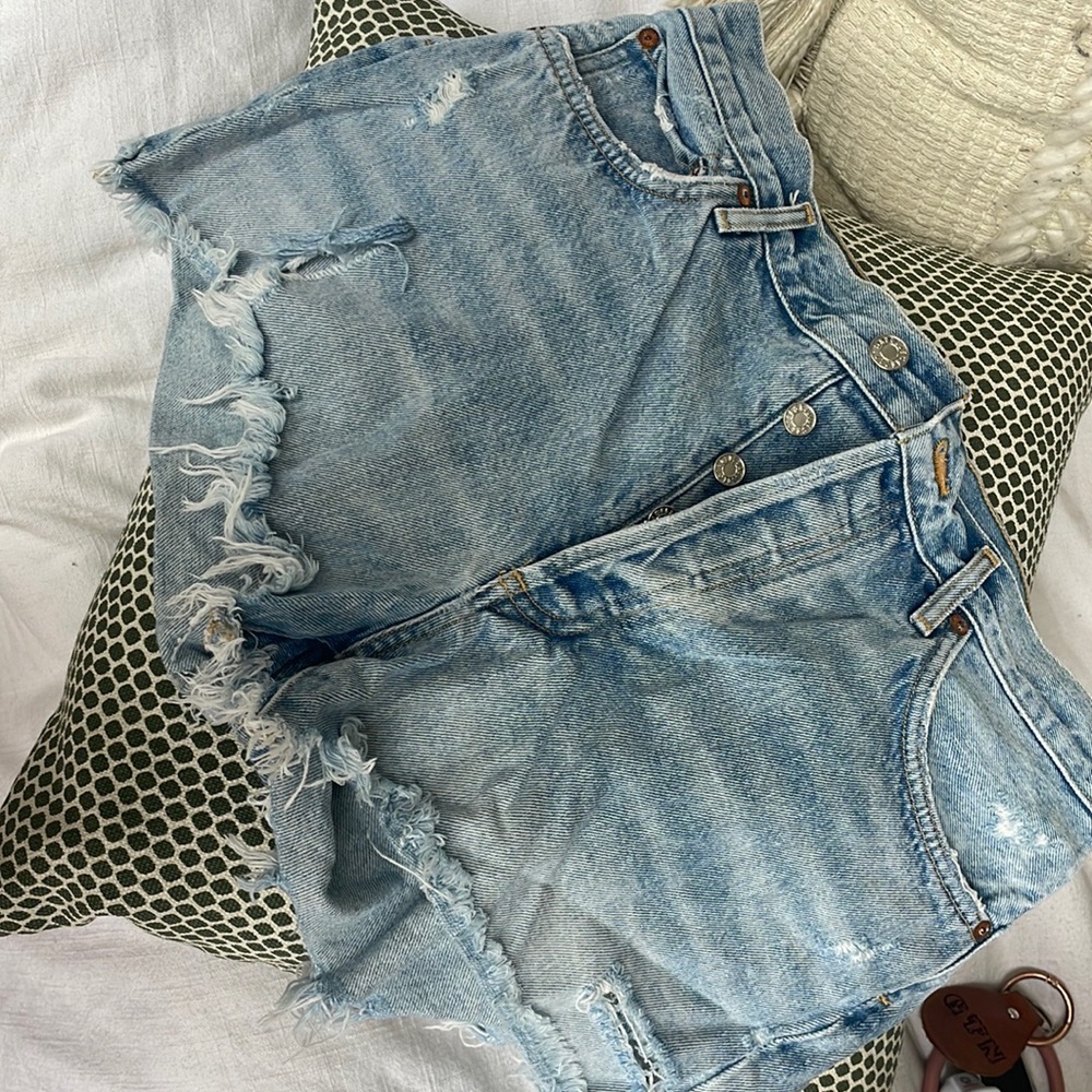 AGOLDE Parker Vintage Cut Off Short in Swapmeet